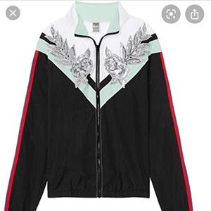 NWOT VS Pink Bling Anorak size M/L
